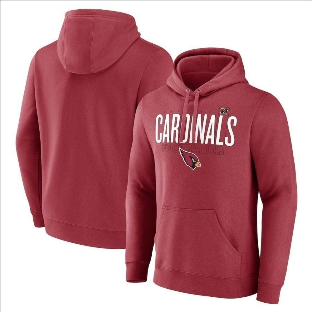 Fanatics NFL Football Arizona Cardinals Hooded Sweatshirt Hoodie size 2XL NEW